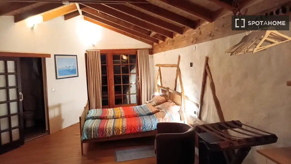Schlafzimmer von Wohnungen zur untervermieten in Icod de los Vinos mit Klimaanlage, Terrasse und Möbliert