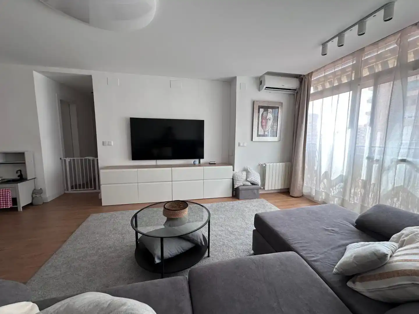 Sala de estar de Piso en venta en  Valencia Capital con Aire acondicionado