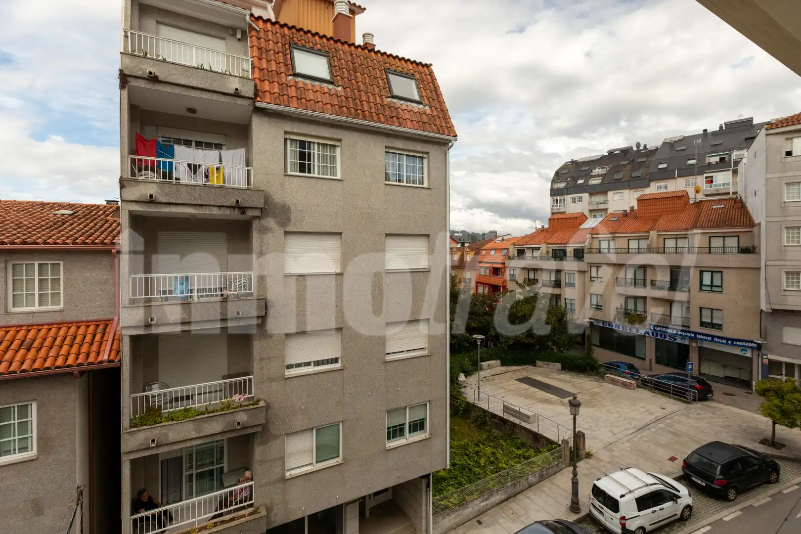 Exterior view of Flat for rent in Sanxenxo  with Heating, Parquet flooring and Furnished