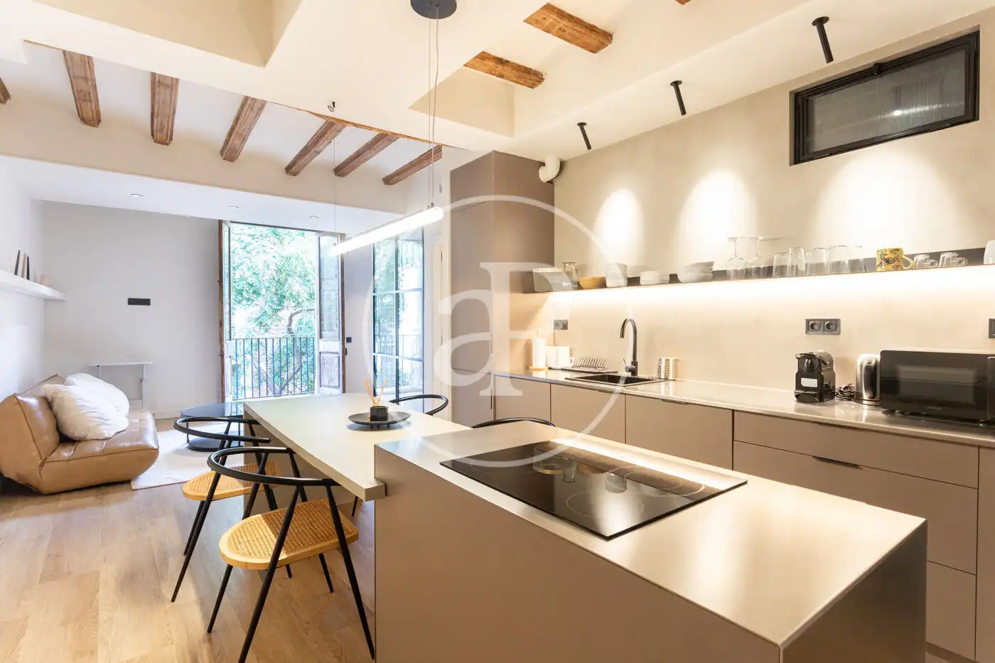 Cocina de Piso en venta en Barcelona con Aire acondicionado, Calefacción y Amueblado