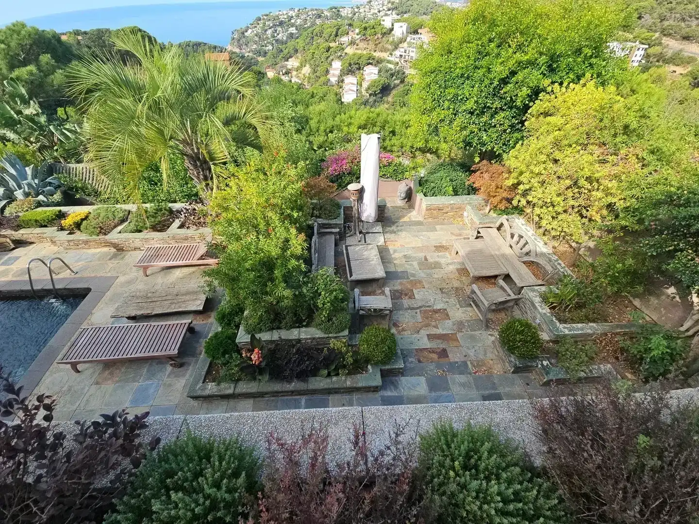 Terraza de Casa o chalet en venta en Lloret de Mar con Aire acondicionado, Jardín privado y Terraza