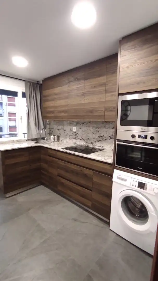 Kitchen of Flat for sale in Ermua  with Heating, Furnished and Balcony