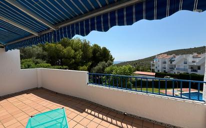 Terrasse von Wohnung zum verkauf in Peñíscola / Peníscola mit Klimaanlage, Terrasse und Schwimmbad