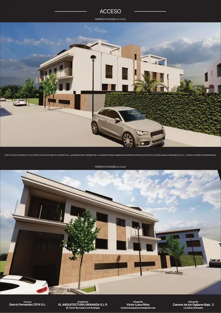 Parking of Flat for sale in La Zubia  with Terrace, Balcony and Community pool