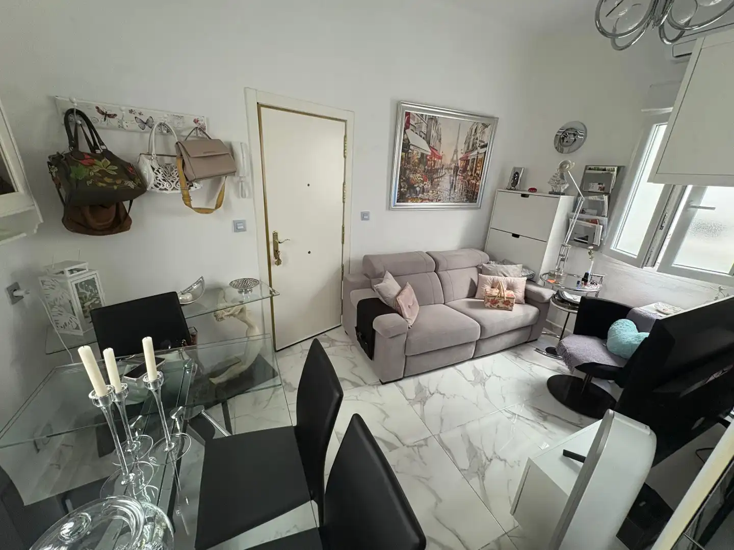 Sala de estar de Piso en venta en Madrid con Aire acondicionado, Calefacción y Amueblado