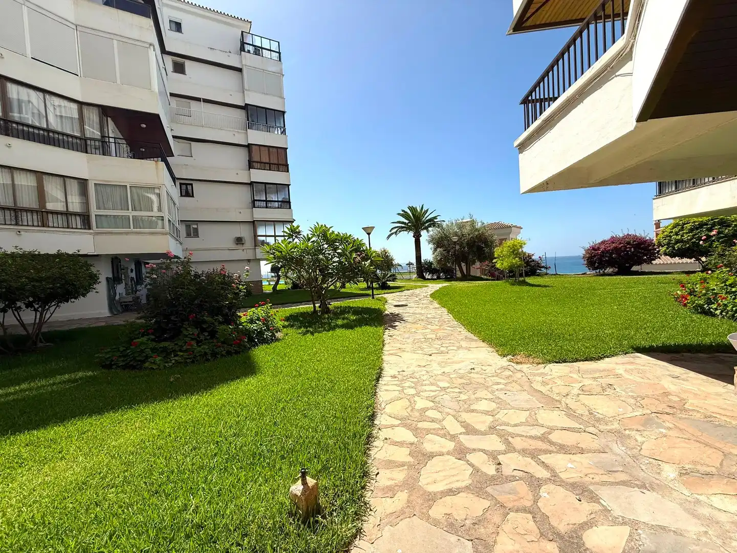 Exterior view of Flat for sale in Torrox  with Air Conditioner, Private garden and Storage room
