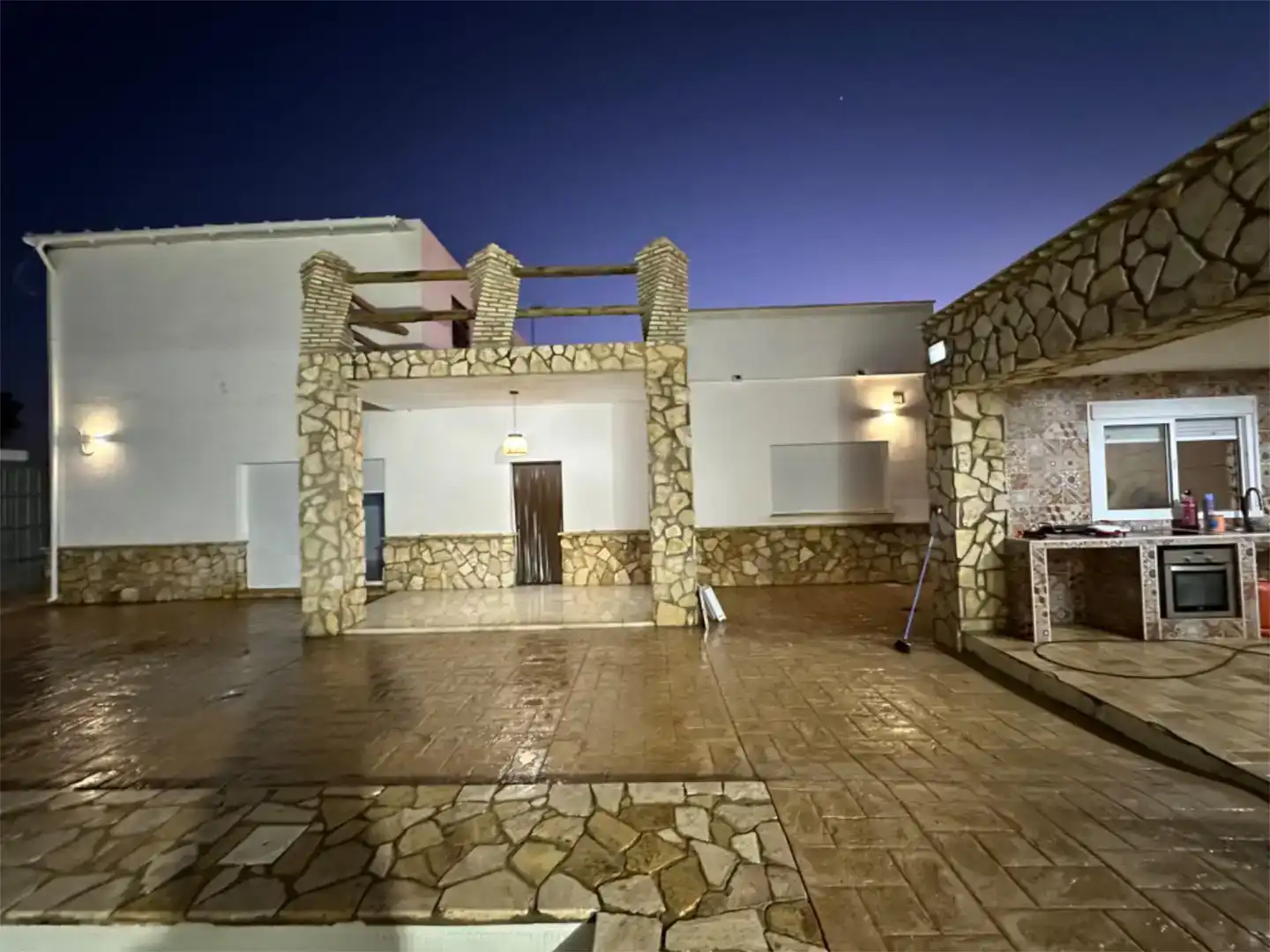 Terrassa de Casa o xalet de lloguer en Sanlúcar de Barrameda amb Aire condicionat i Piscina