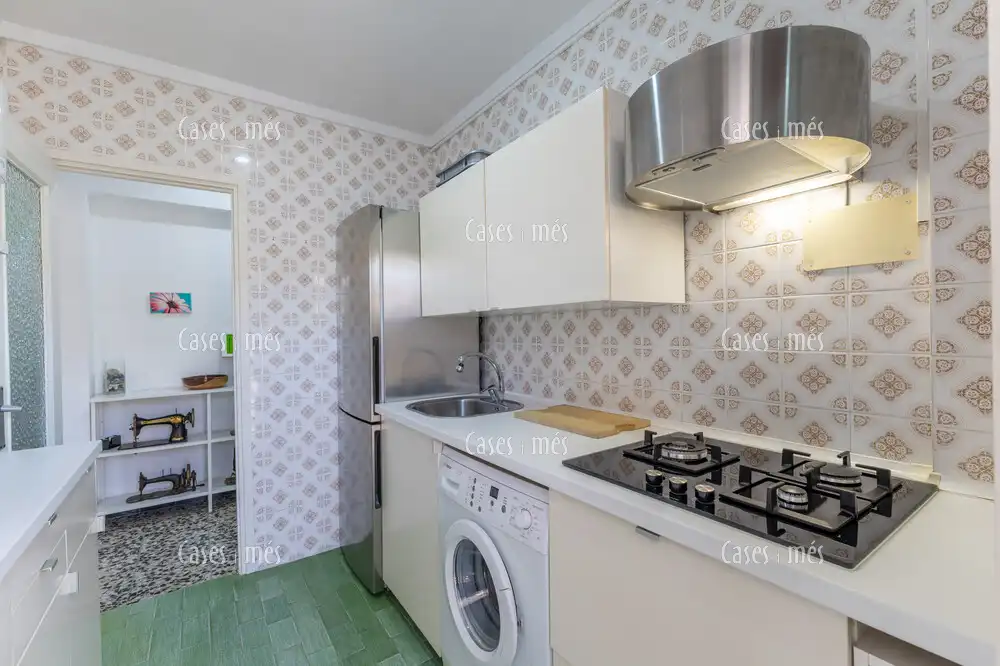 Cocina de Apartamento en venta en La Pobla de Farnals con Terraza, Amueblado y Piscina comunitaria
