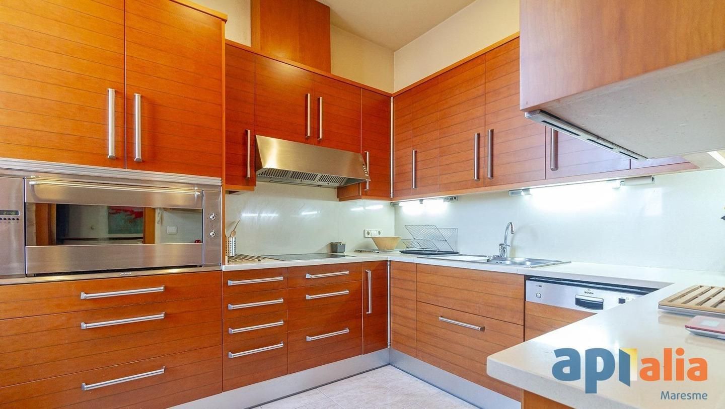 Kitchen of Attic for sale in Mataró  with Air Conditioner, Terrace and Storage room