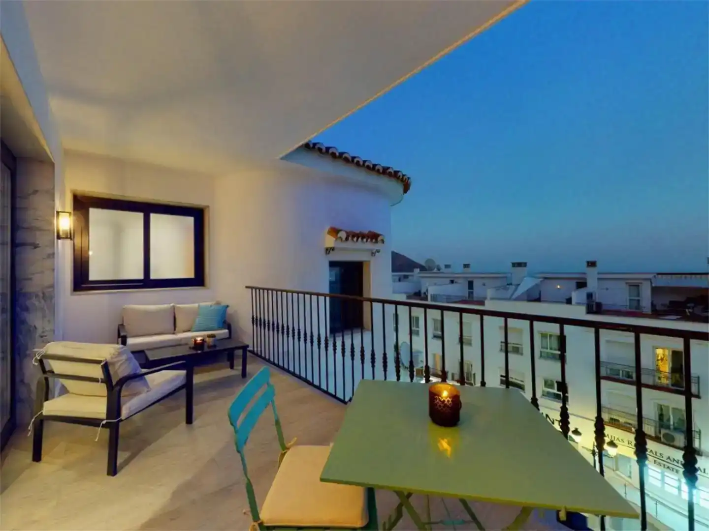 Terrassa de Apartament en venda en Mijas amb Aire condicionat i Balcó