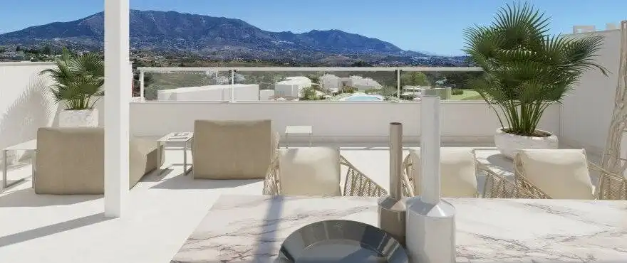 Terraza de Apartamento en venta en Mijas con Aire acondicionado, Calefacción y Terraza