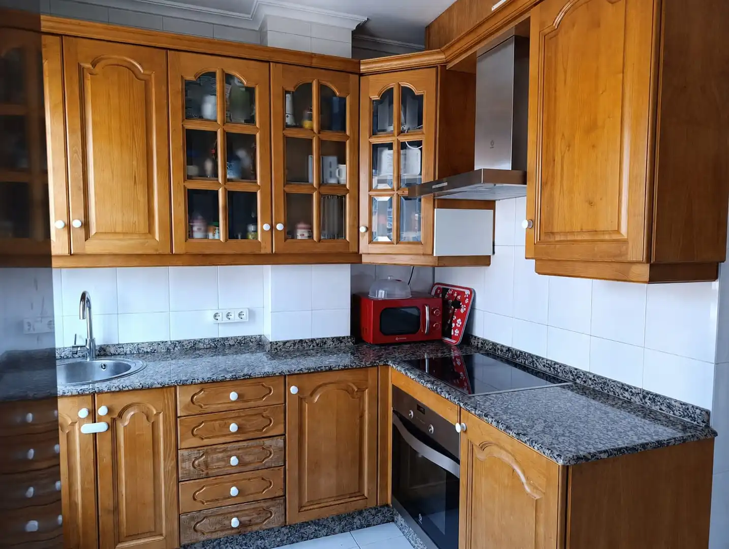 Kitchen of Flat for sale in Lugo  with Heating, Storage room and Furnished