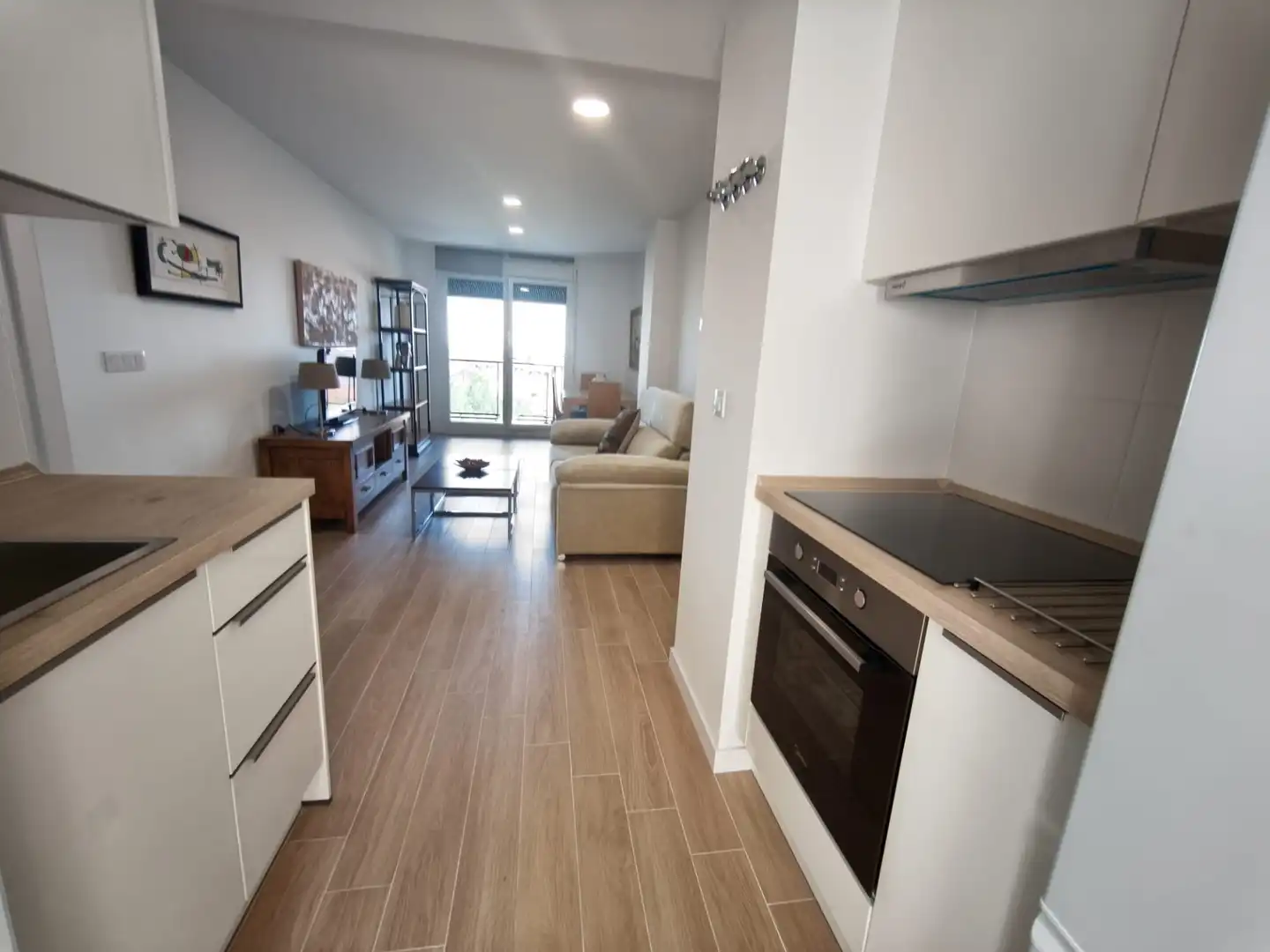 Kitchen of Flat for rent in Albacete  with Air Conditioner, Heating and Storage room