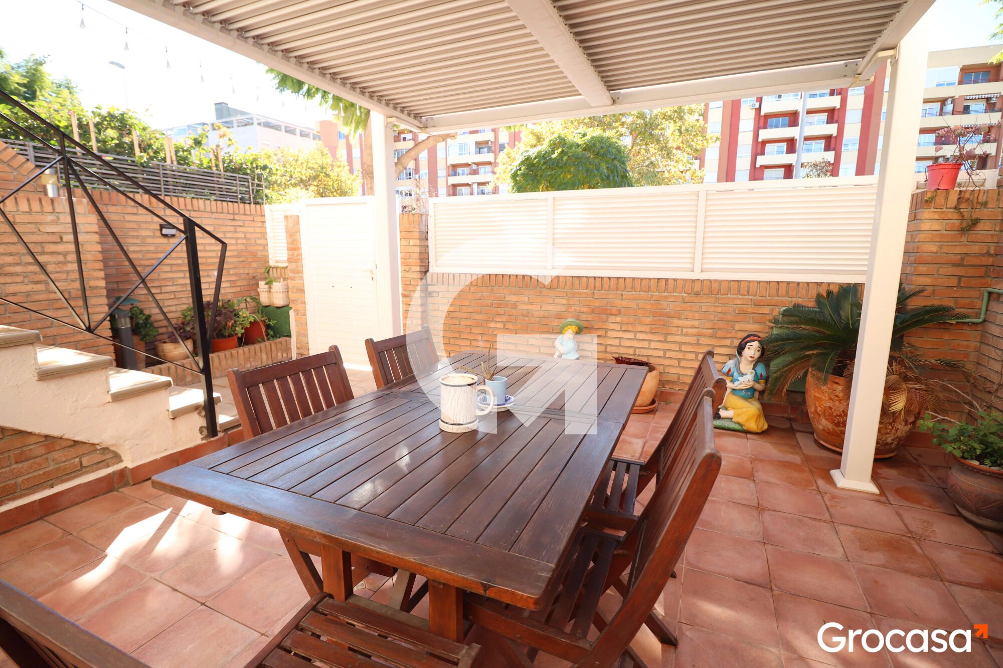 Terrassa de Casa adosada en venda en Sagunto / Sagunt amb Aire condicionat, Calefacció i Terrassa