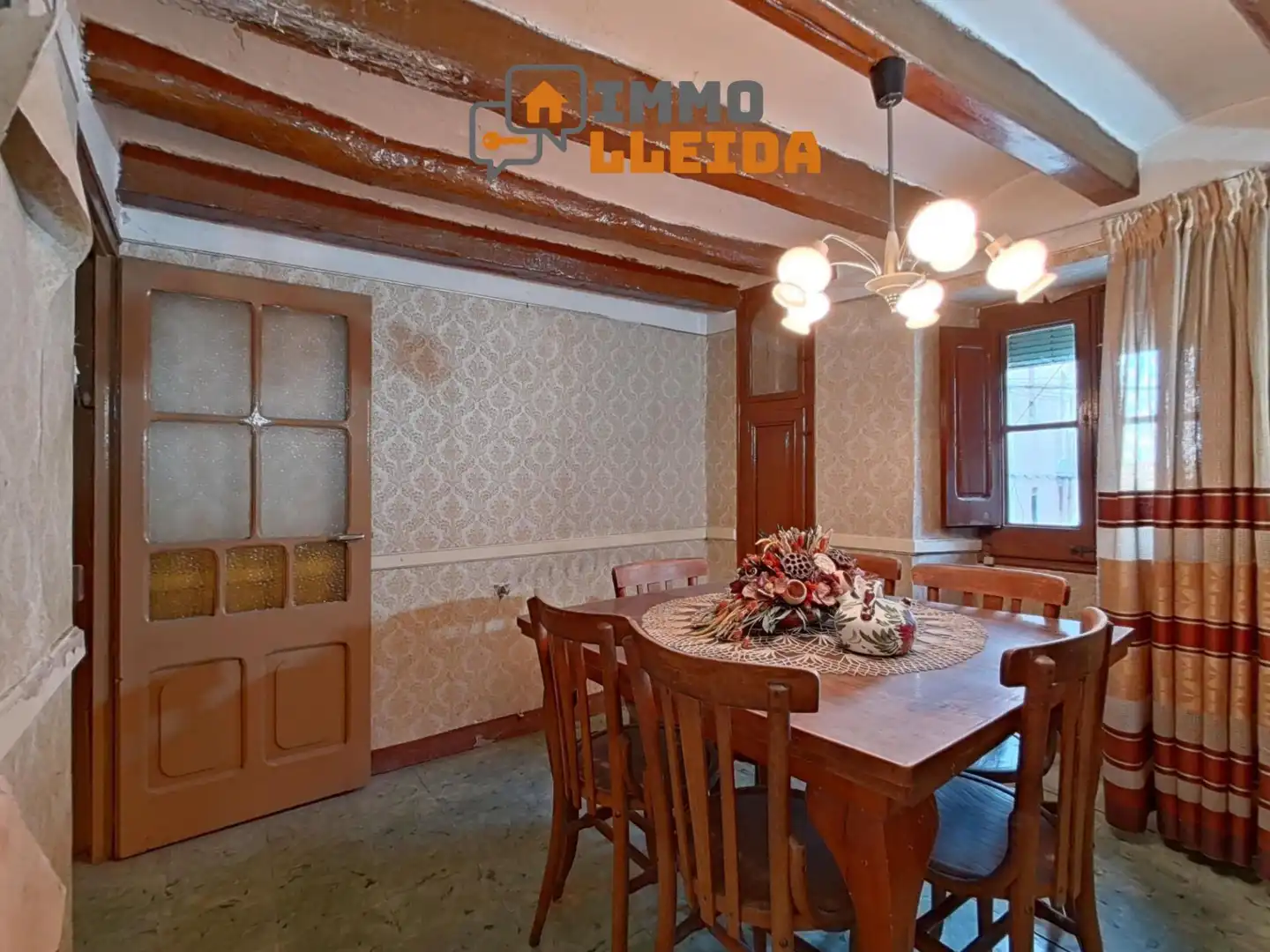 Comedor de Casa adosada en venta en Cervera con Trastero y Amueblado