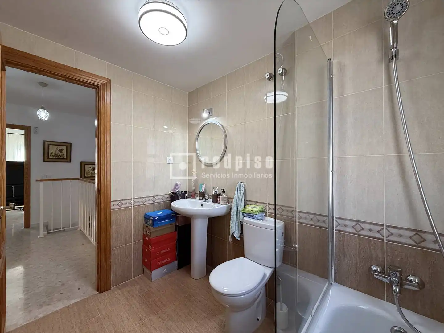 Bany de Casa o xalet en venda en Cártama amb Aire condicionat, Terrassa i Alarma