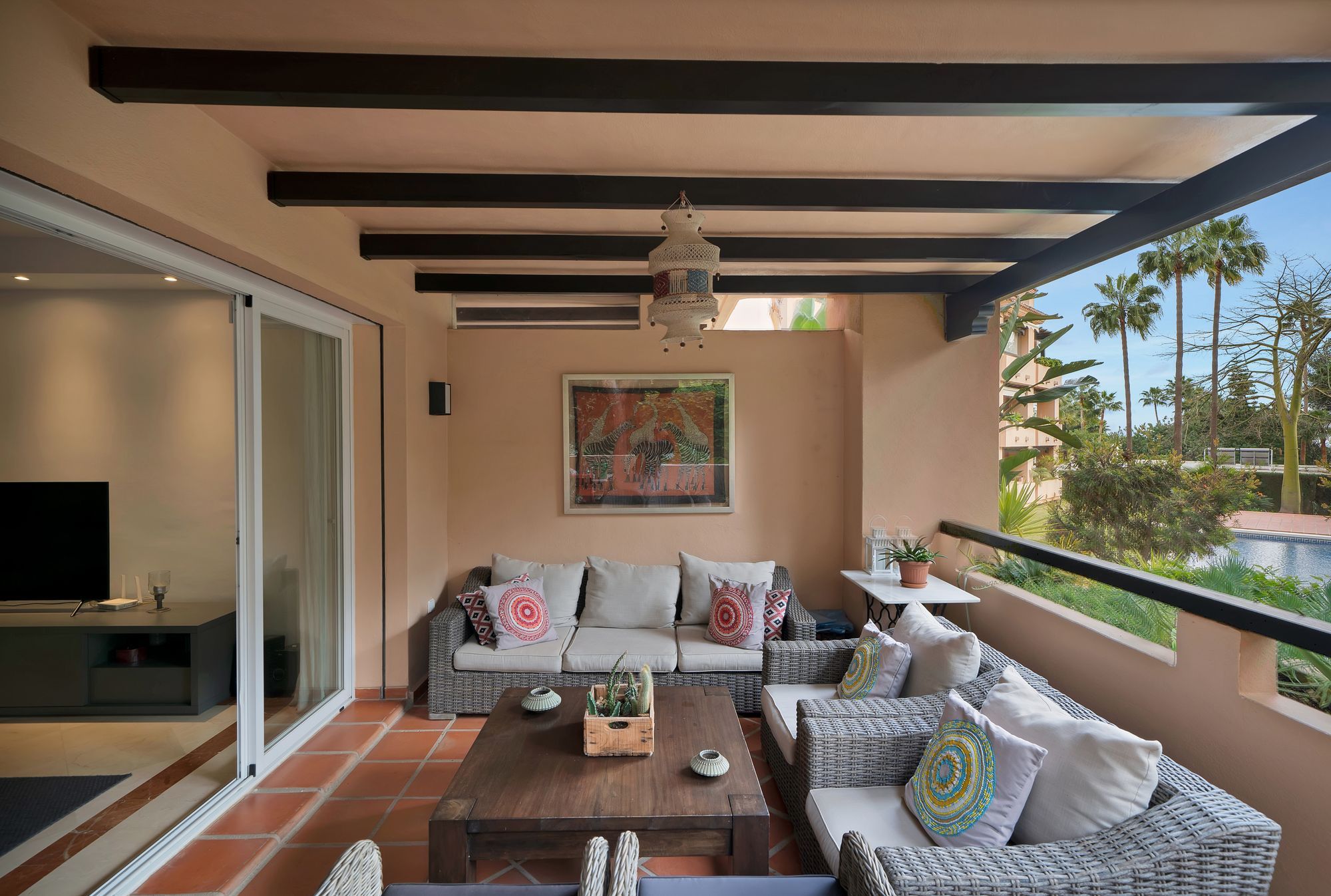 Terraza de Apartamento en venta en Marbella