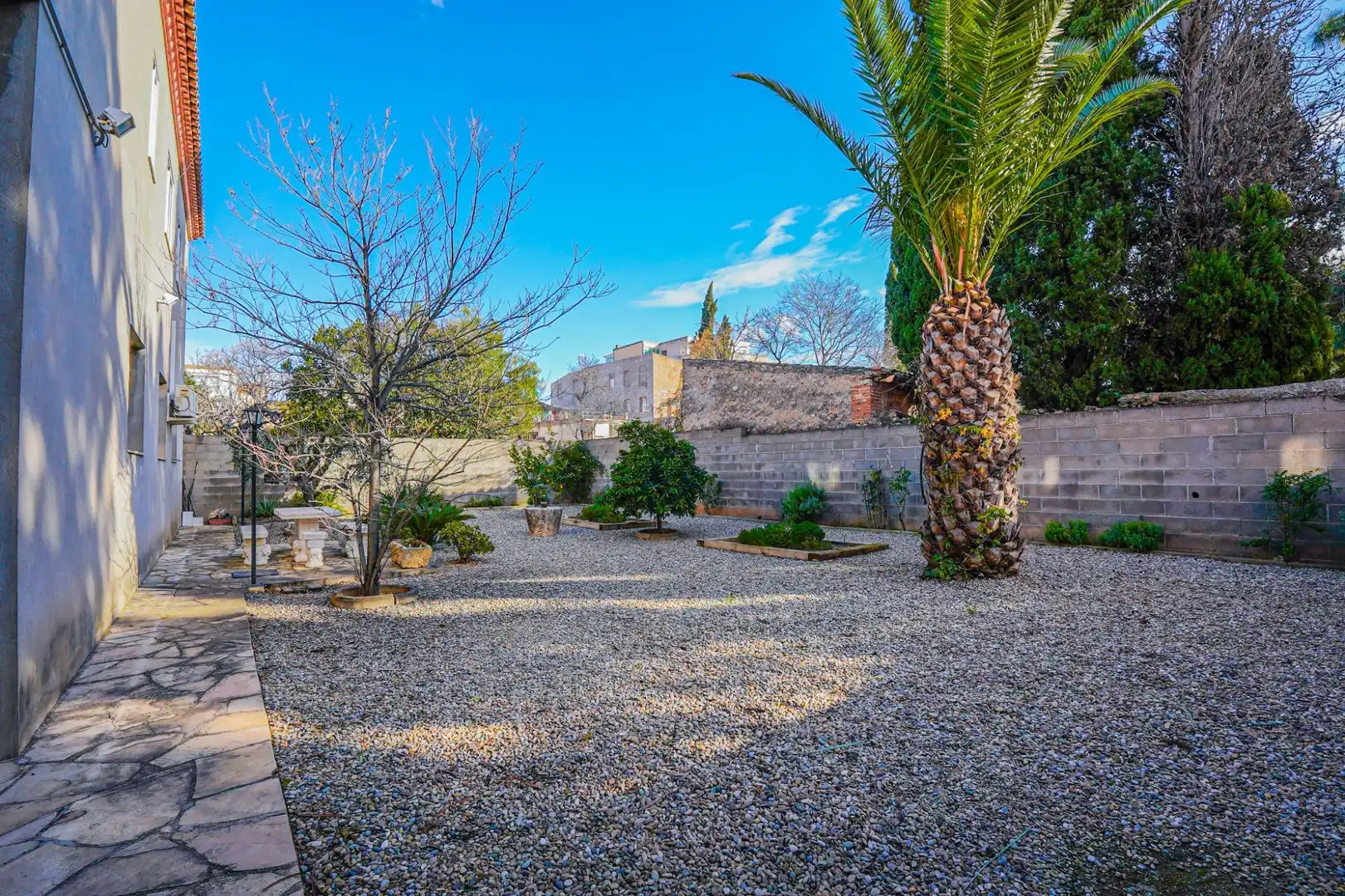 Garden of Detached homes for sale in Vilallonga del Camp  with Air Conditioner, Heating and Private garden