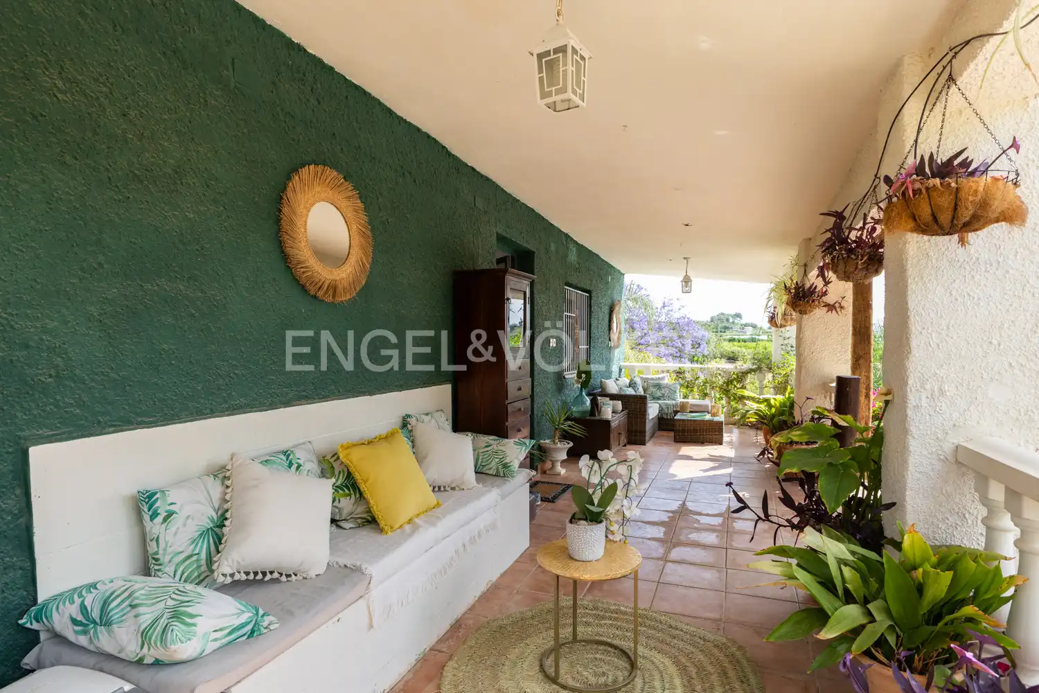 Terraza de Casa o chalet en venta en Pedralba con Aire acondicionado, Calefacción y Jardín privado