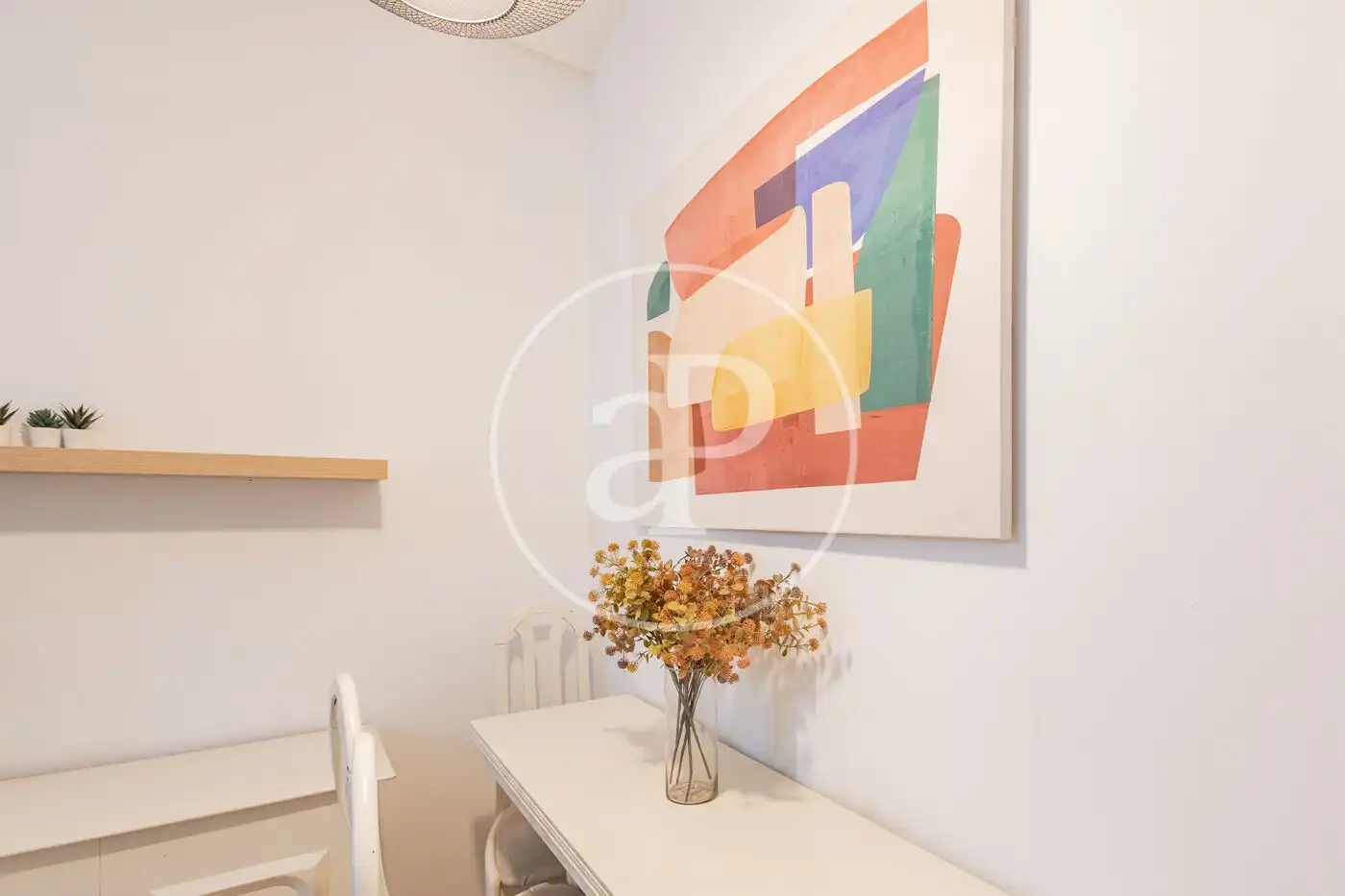 Dining room of Flat for rent in Madrid  with Heating and Furnished