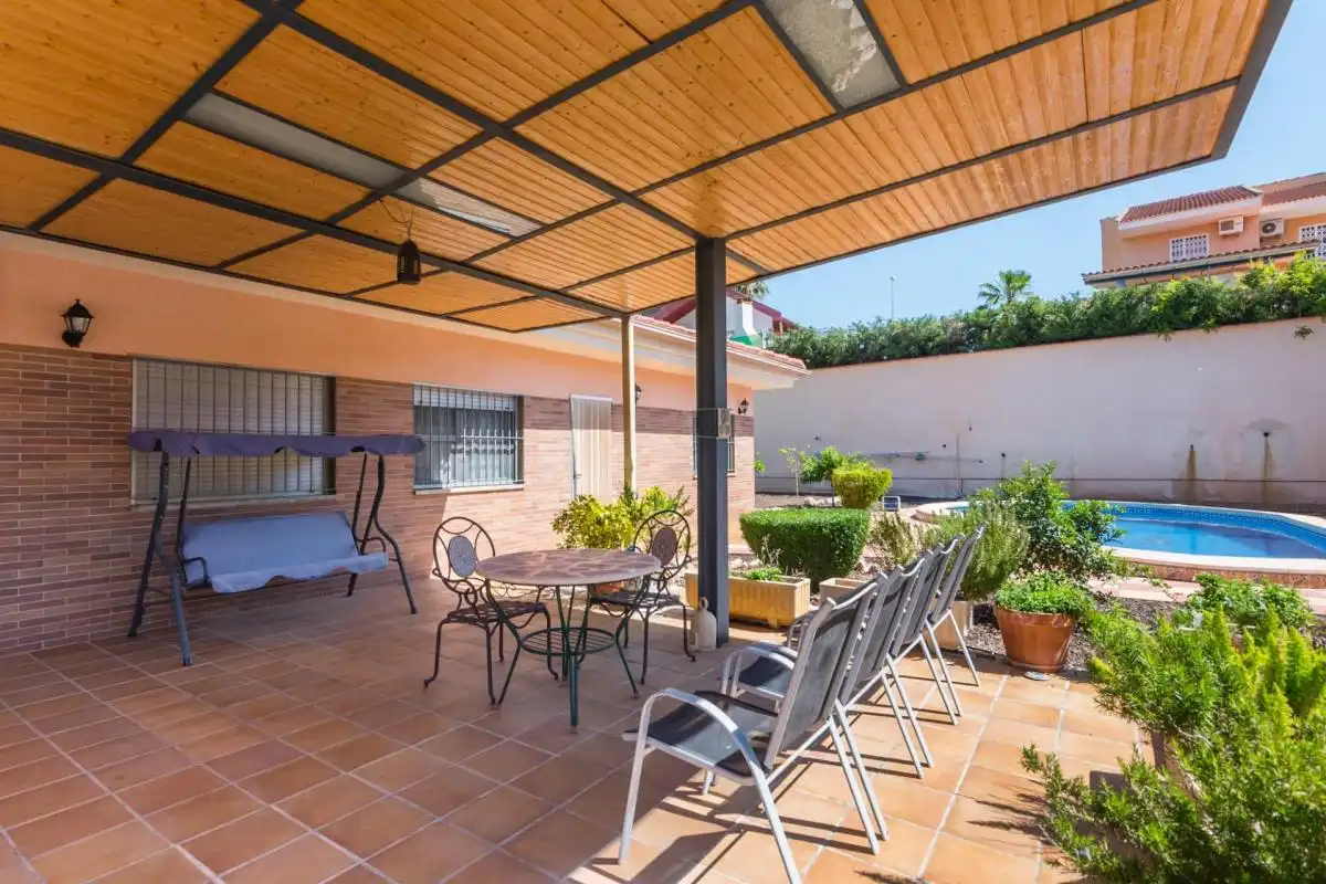 Terrassa de Casa o xalet en venda en Murcia amb Aire condicionat, Calefacció i Jardí privat
