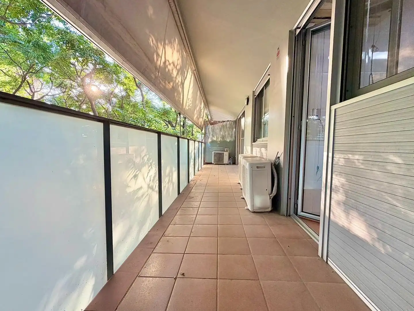 Terraza de Piso de alquiler en Terrassa con Calefacción, Parquet y Balcón
