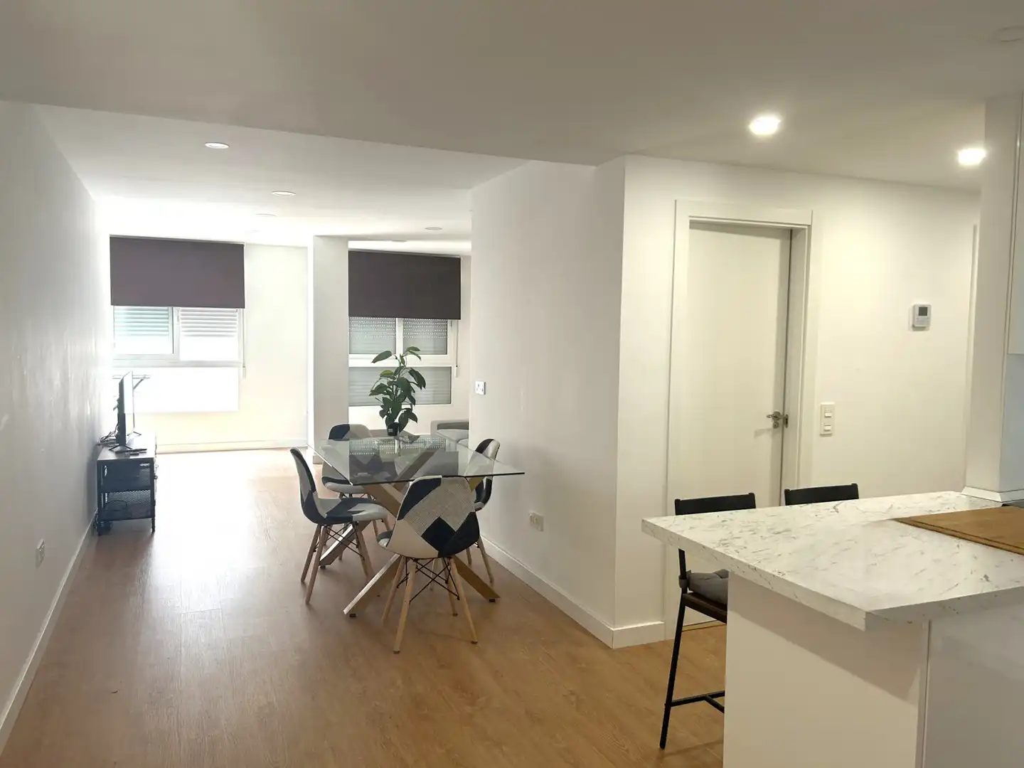 Menjador de Apartament de lloguer en Murcia amb Aire condicionat, Calefacció i Moblat