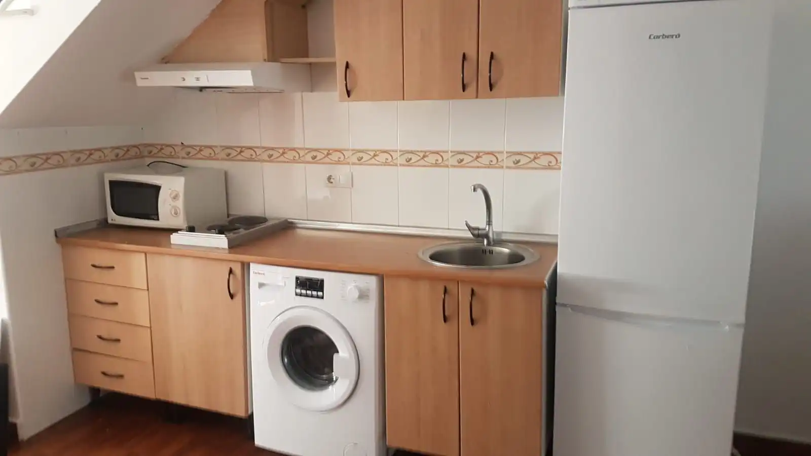 Kitchen of Attic for rent in Badajoz  with Terrace, Furnished and Washing machine