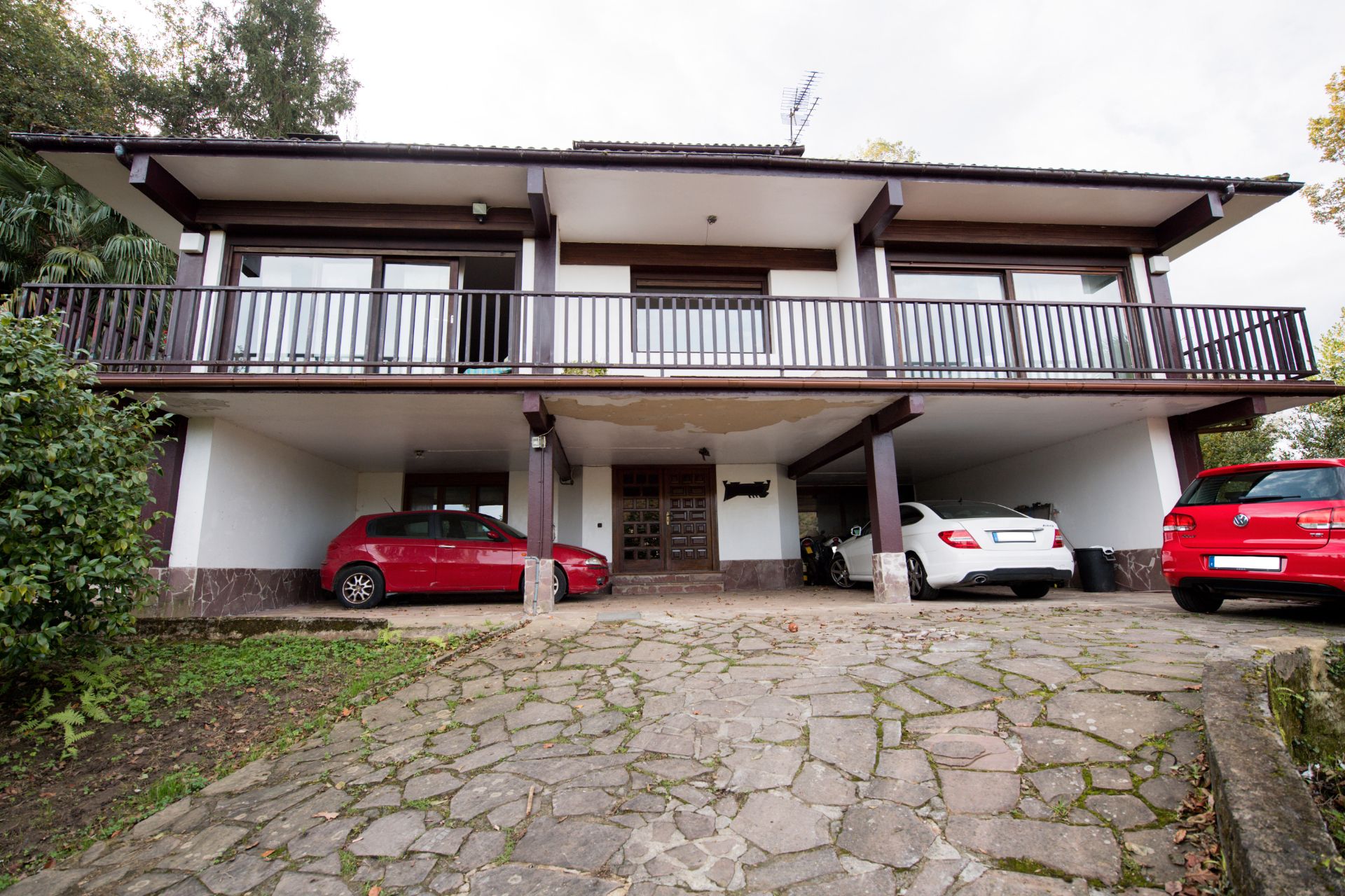 Exterior view of House or chalet for sale in Oiartzun  with Private garden, Parquet flooring and Terrace