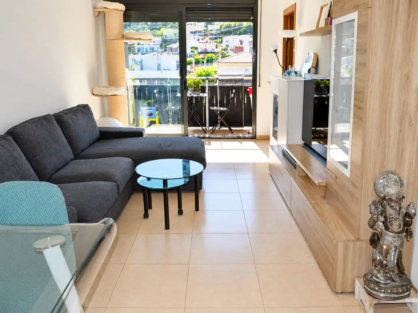 Living room of Flat for sale in Calafell  with Air Conditioner, Heating and Terrace