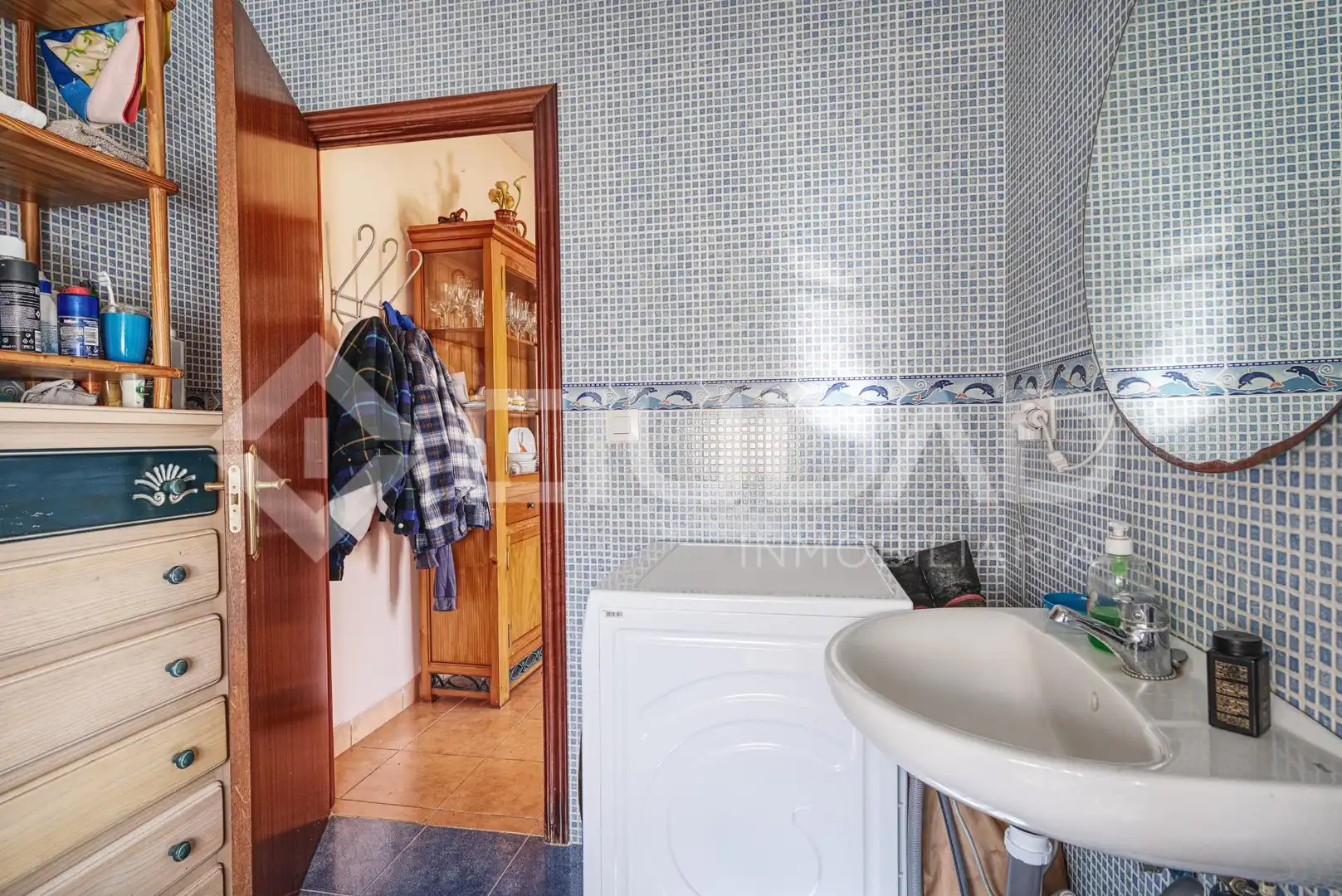 Badezimmer von Haus oder Chalet zum Verkauf in La Puebla del Río mit Klimaanlage, Privatgarten und Terrasse