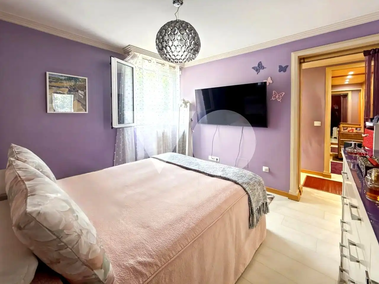 Bedroom of Flat for sale in Madrid  with Air Conditioner, Heating and Terrace