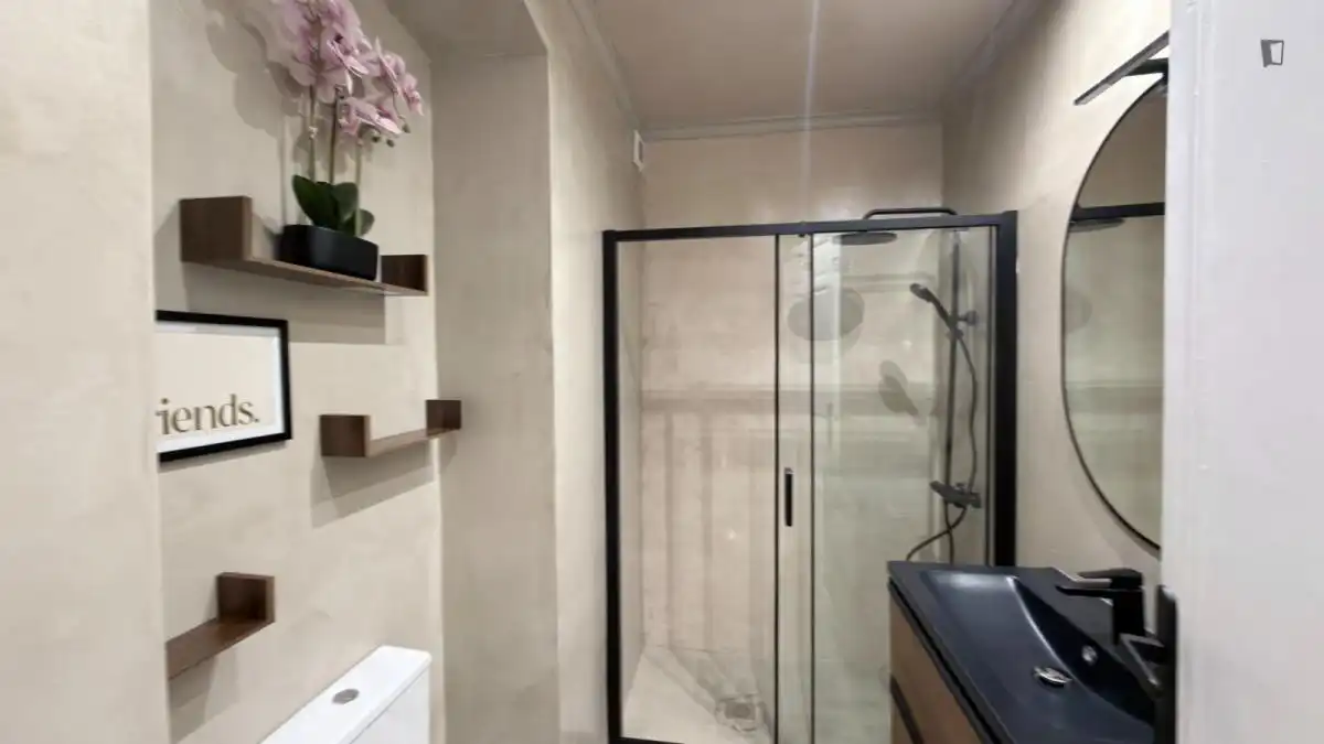 Bany de Apartament per a compartir en Granada amb Moblat, Forn i Microones