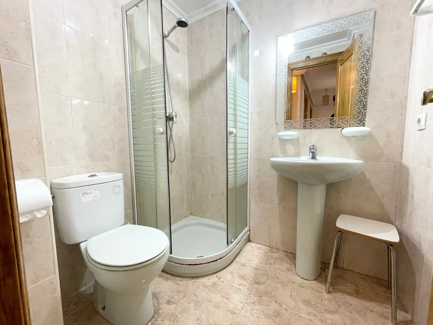 Bathroom of Flat for rent in Salamanca  with Heating, Parquet flooring and Furnished