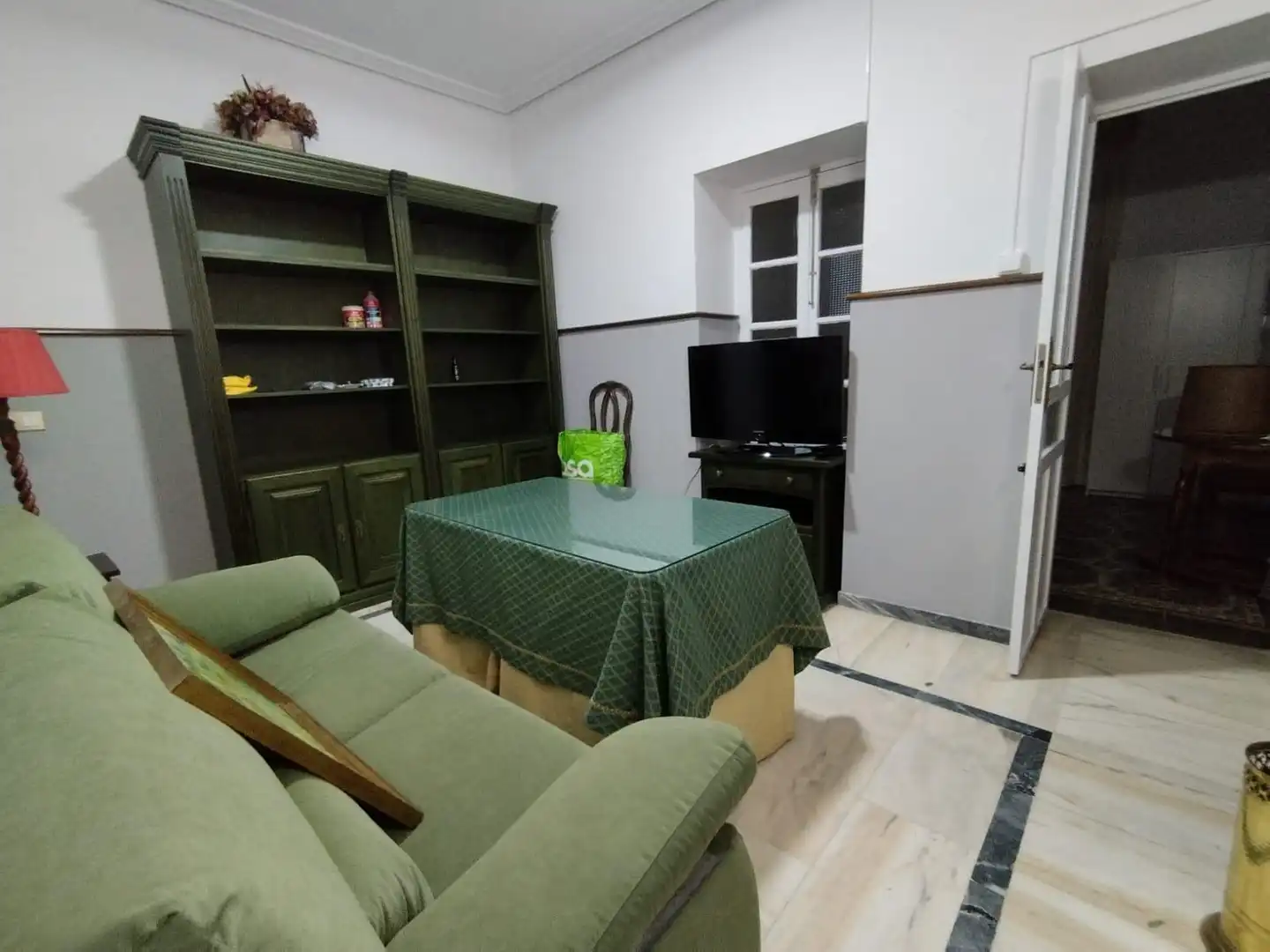 Living room of Flat for share in Badajoz  with Air Conditioner