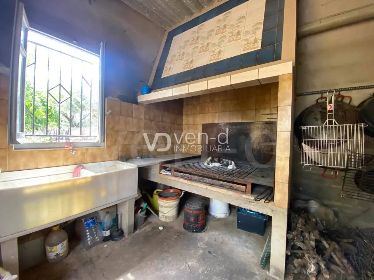 Cocina de Casa o chalet en venta en Enguera con Aire acondicionado, Calefacción y Jardín privado