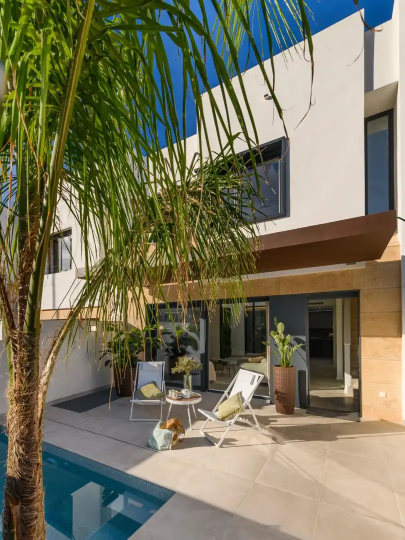 Terrassa de Casa o xalet en venda en Murcia amb Aire condicionat, Jardí privat i Terrassa