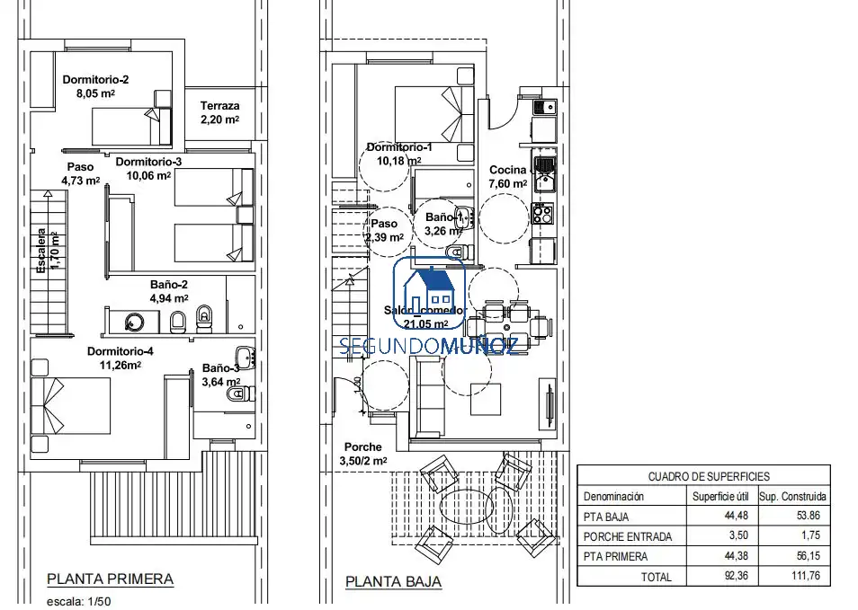 Dúplex con piscina en venta en Mazarrón Casco Urbano, imagen 6