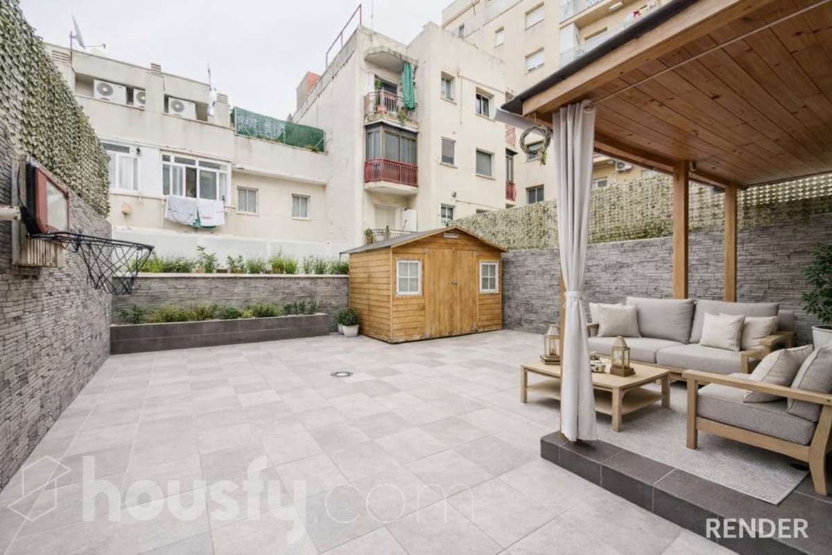 Terrassa de Pis en venda en Badalona amb Aire condicionat, Calefacció i Jardí privat