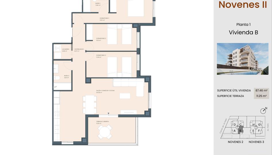 Photo 1 of Flat for sale in Avinguda París, 4, Piscinas, Castellón