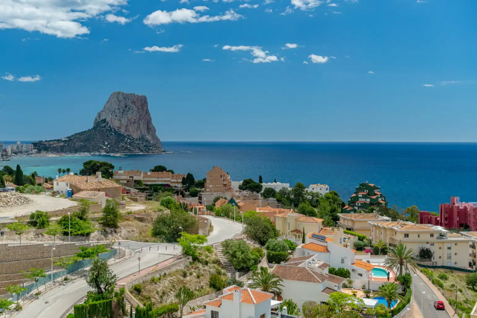 Vista exterior de Apartamento en venta en Calpe / Calp con Terraza y Amueblado