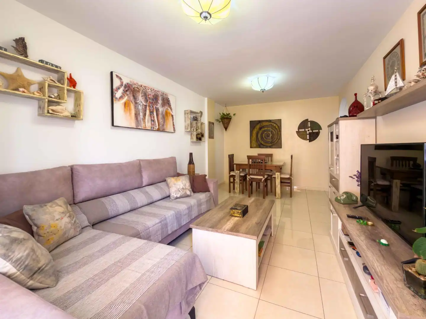 Sala de estar de Apartamento en venta en Granadilla de Abona con Trastero