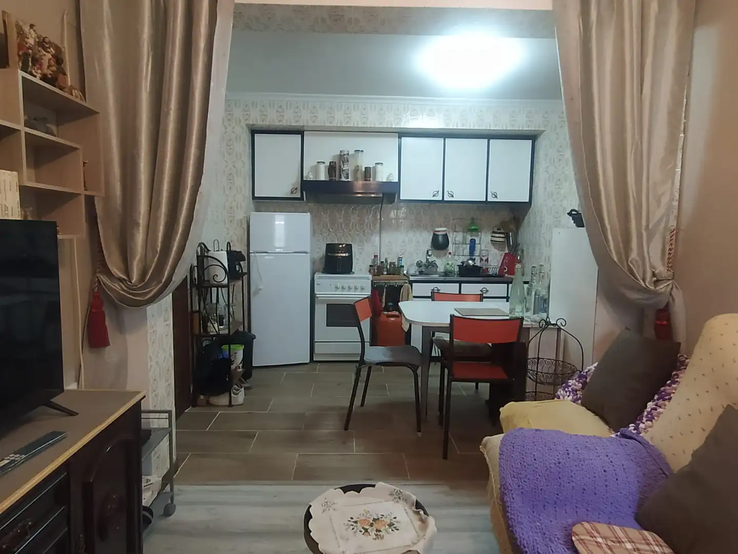 Cocina de Apartamento en venta en Cariño con Calefacción, Amueblado y Horno