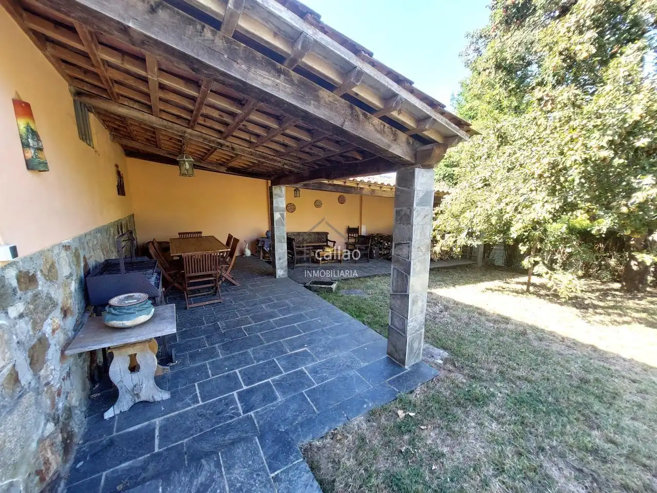 Terraza de Casa o chalet en venta en Narón con Calefacción, Jardín privado y Piscina