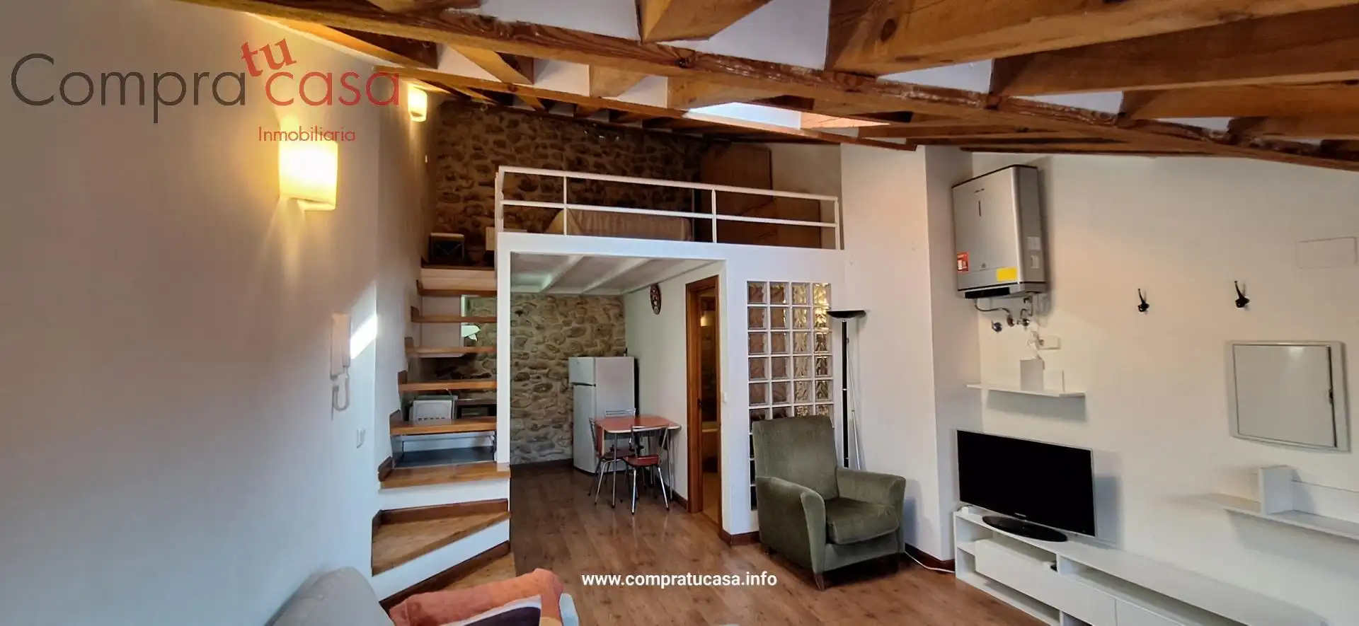 Sala de estar de Apartamento de alquiler en Segovia con Calefacción, Terraza y Amueblado