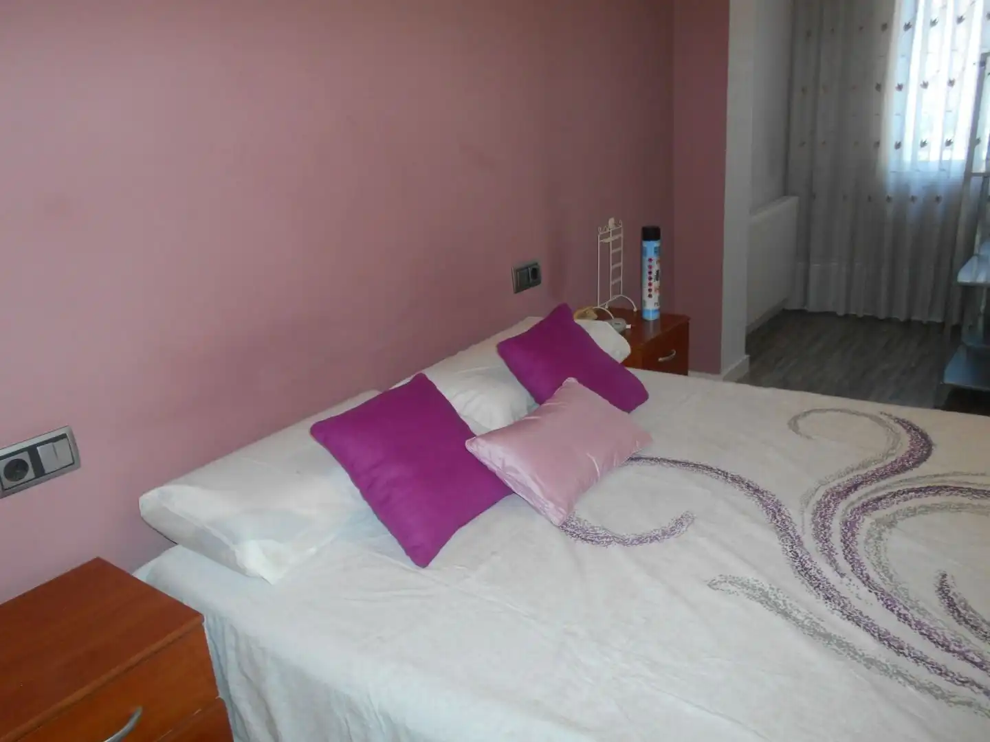 Bedroom of Flat for rent in Valencia  with Air Conditioner, Heating and Terrace