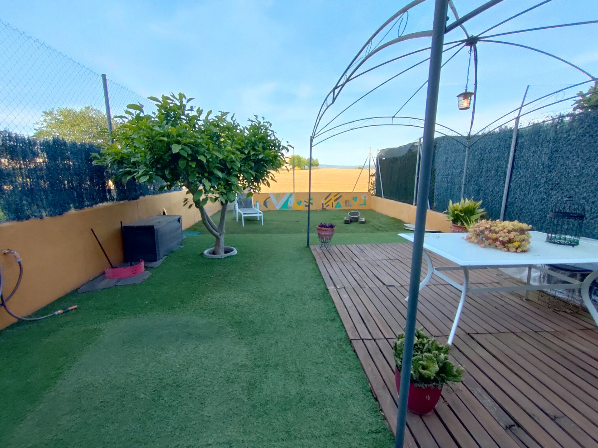 Garden of Flat for sale in Riudellots de la Selva  with Air Conditioner, Heating and Terrace