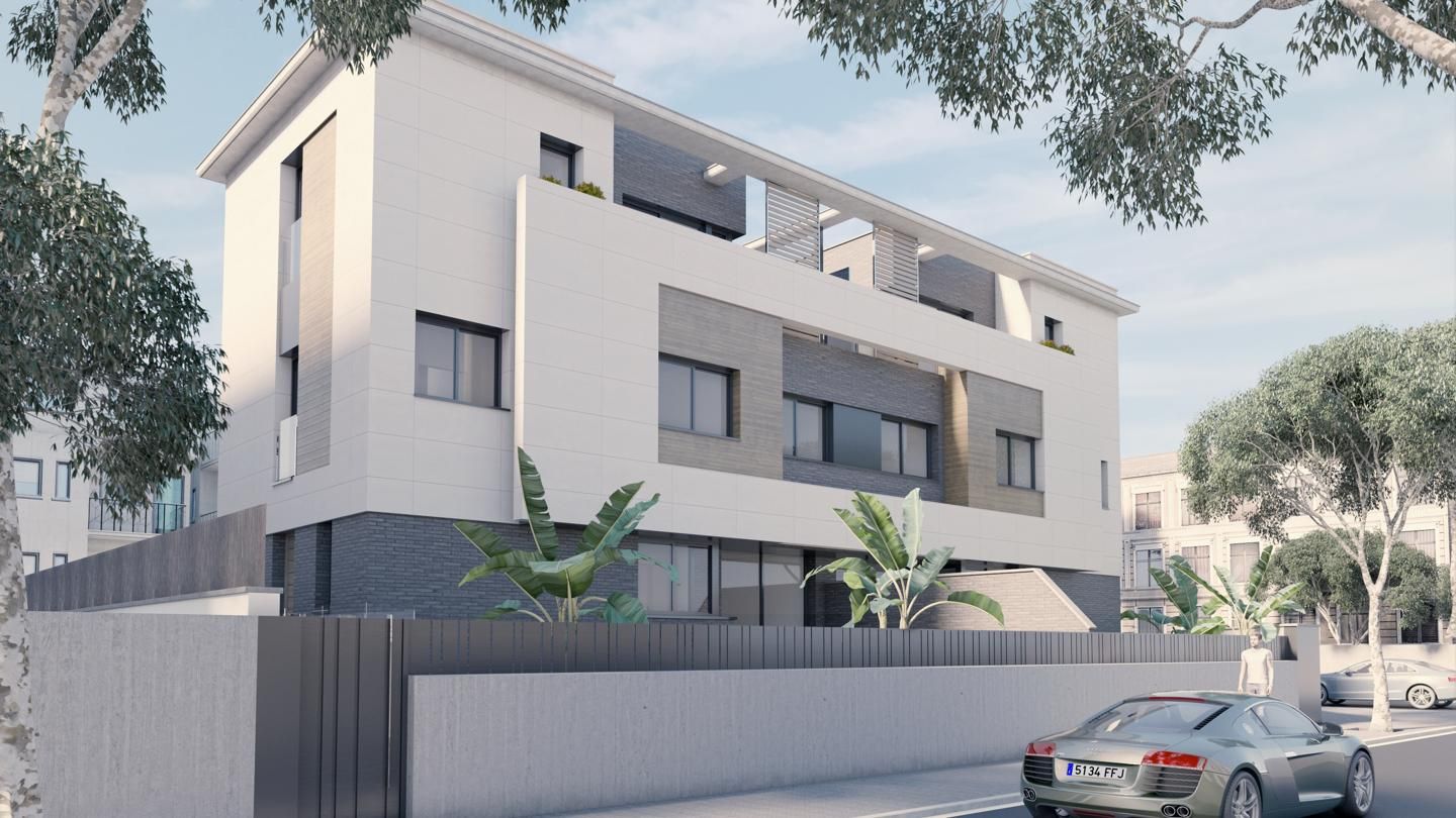 Vista exterior de Casa o xalet en venda en Castelldefels amb Aire condicionat, Jardí privat i Terrassa