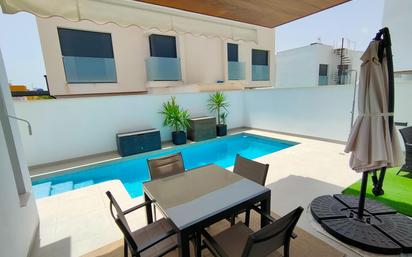 Terrasse von Haus oder Chalet zum verkauf in Pulpí mit Klimaanlage, Terrasse und Schwimmbad