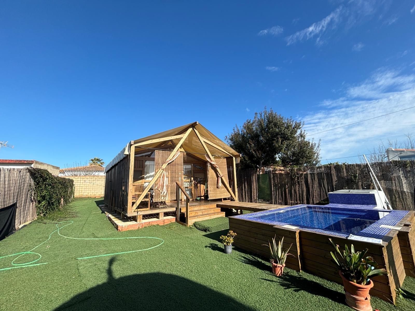 Piscina de Casa o xalet en venda en Chiclana de la Frontera
